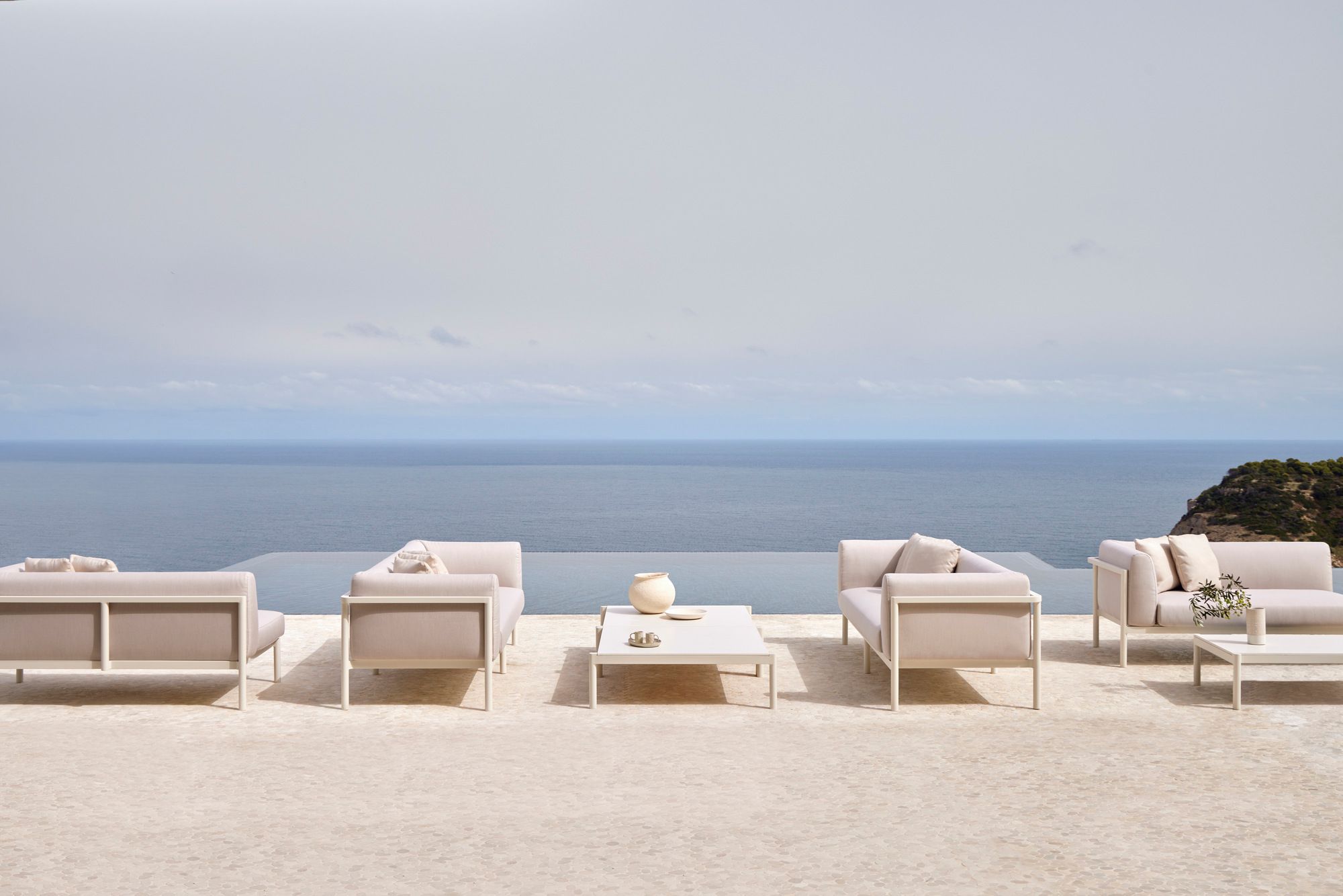 3-местный тканевый садовый диван POINT Origin ARCH-00150488 - Вид №2