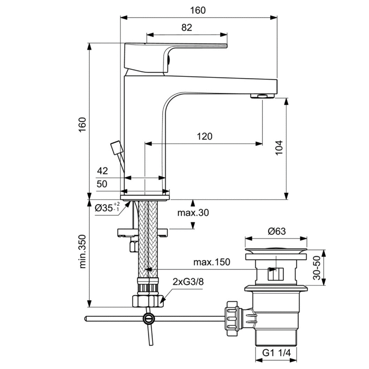 BD002XC Промо-набор 6 в 1 «ВСЕ для встройки» Ideal Standard ESLA  - Вид №10