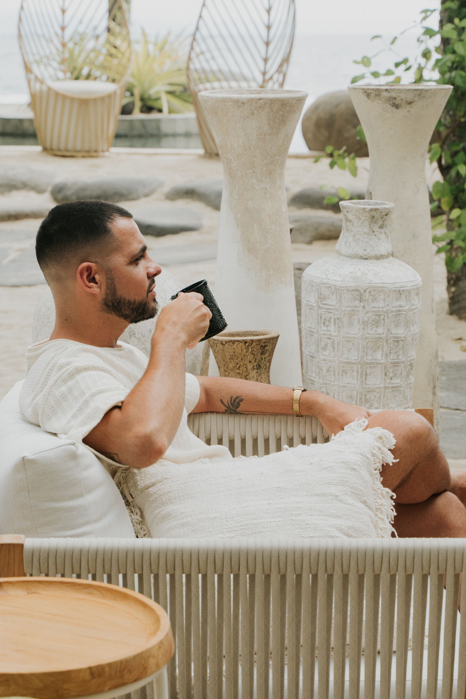 Тканевое садовое кресло с подлокотниками cbdesign Vienna Modular ARCH-00133094 - Вид №5