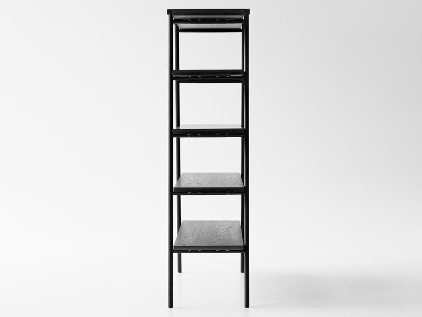 Zegen Открытый двусторонний книжный шкаф из стали и дерева Duoo Santreyd sun-id-1477623 - Вид №3