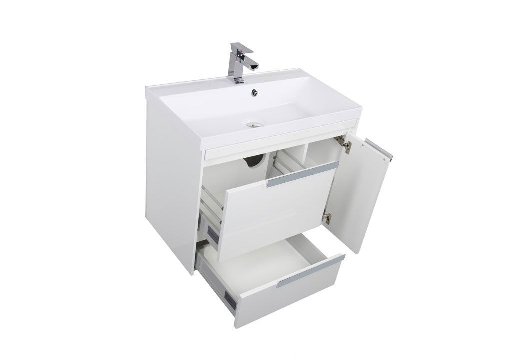 Тумба с раковиной Aquanet Тиволи 80 белый 0018005500179395 - Вид №2