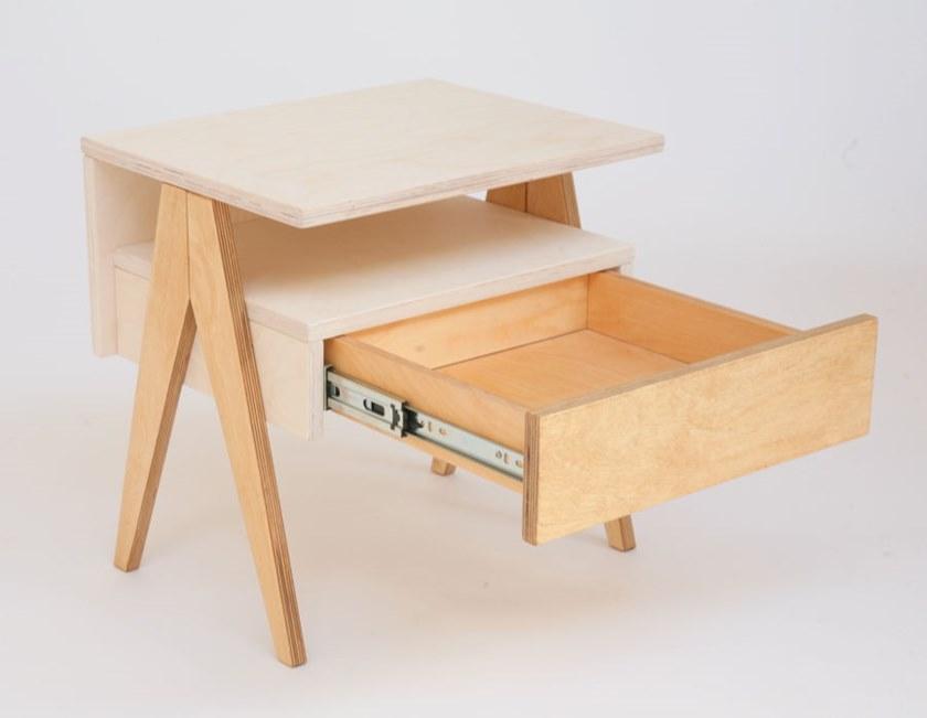 Radis Прикроватная тумбочка из фанеры с ящиками Huh sun-id-1422615 - Вид №2