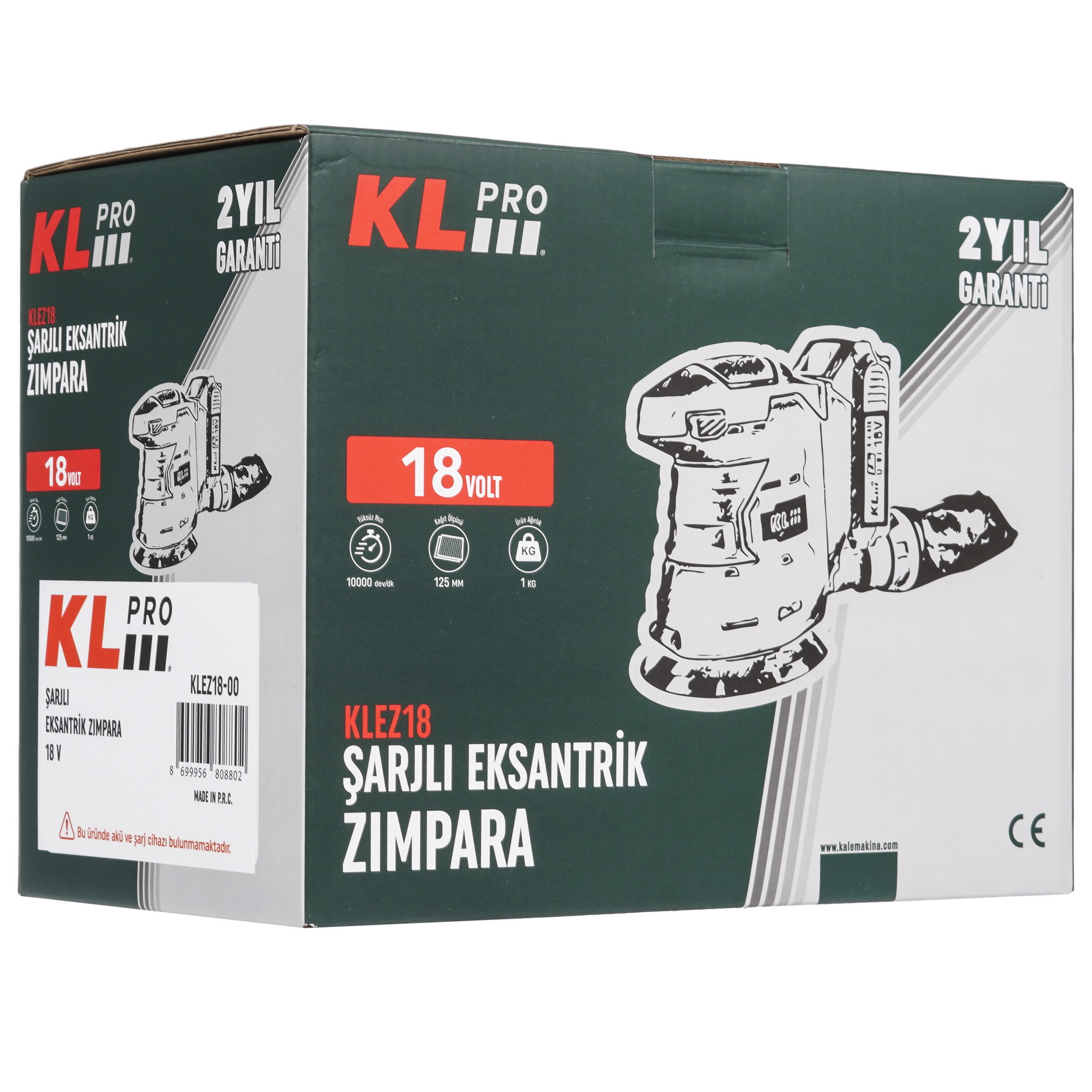 Эксцентриковая шлифмашинка KLPRO KLEZ18-20 9176536 STDN-0050310 - Вид №9