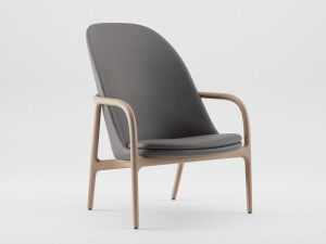 Тканевое кресло с подлокотниками