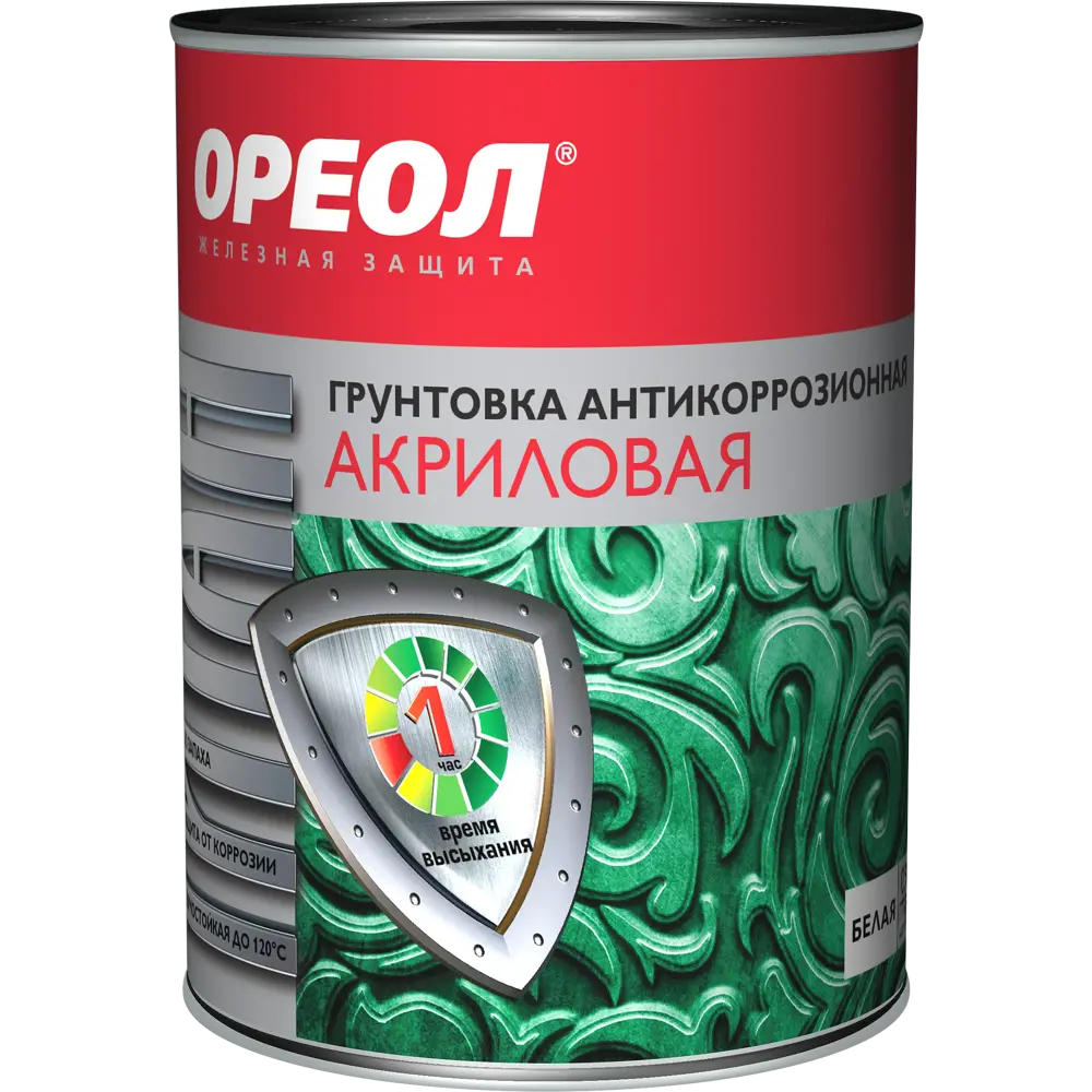 Грунтовка антикоррозийная Ореол Титан цвет белый 0.9 кг 18449480 STLM-2175357  - Вид №1
