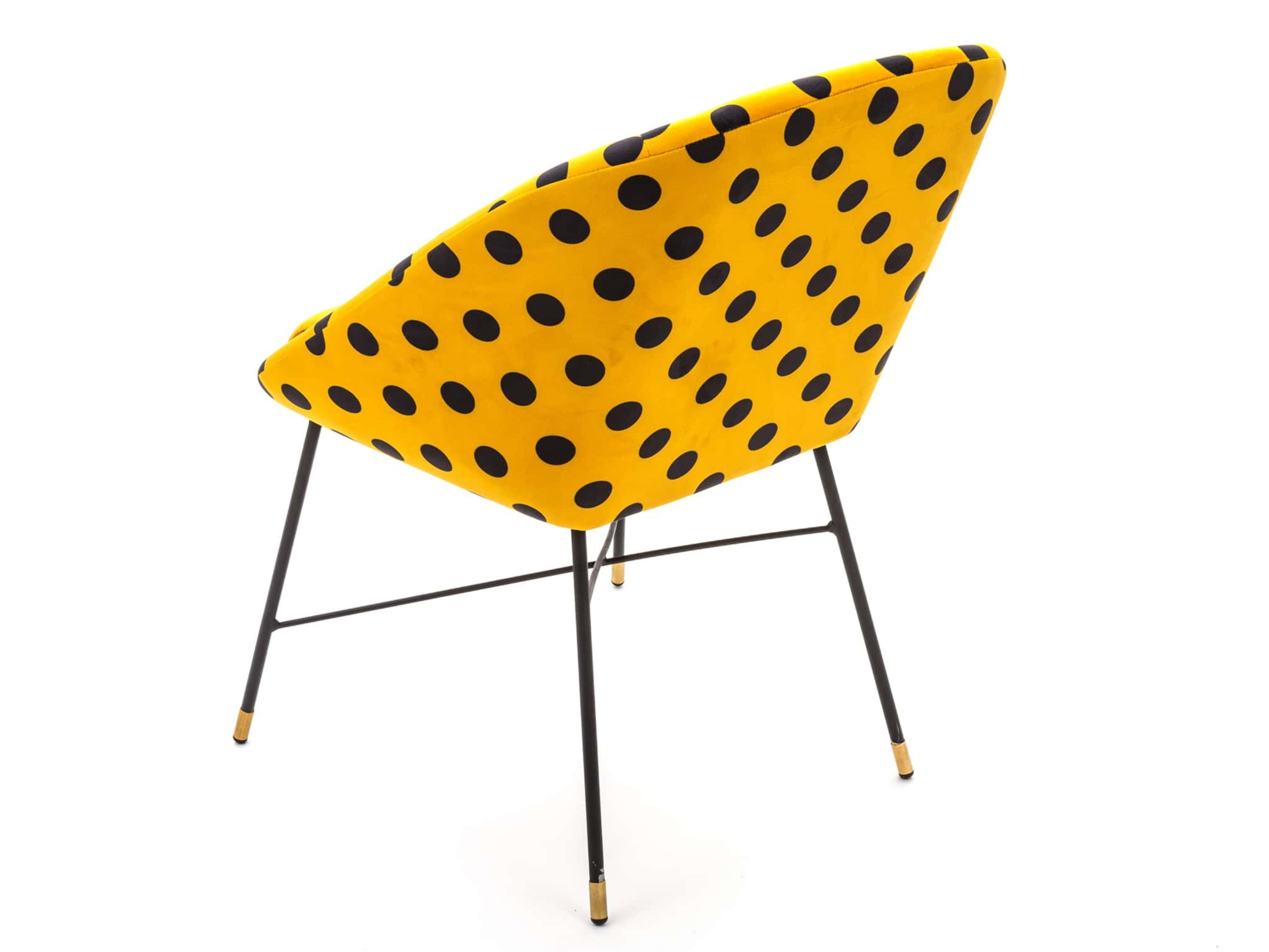 Мягкий тканевый стул с подлокотниками Seletti Seletti wears Toiletpaper ARCH-00071403 - Вид №4