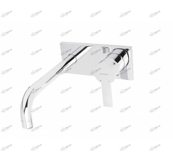 GENEBRE 65132 29 45 66 Смеситель для умывальника, излив 22 см 