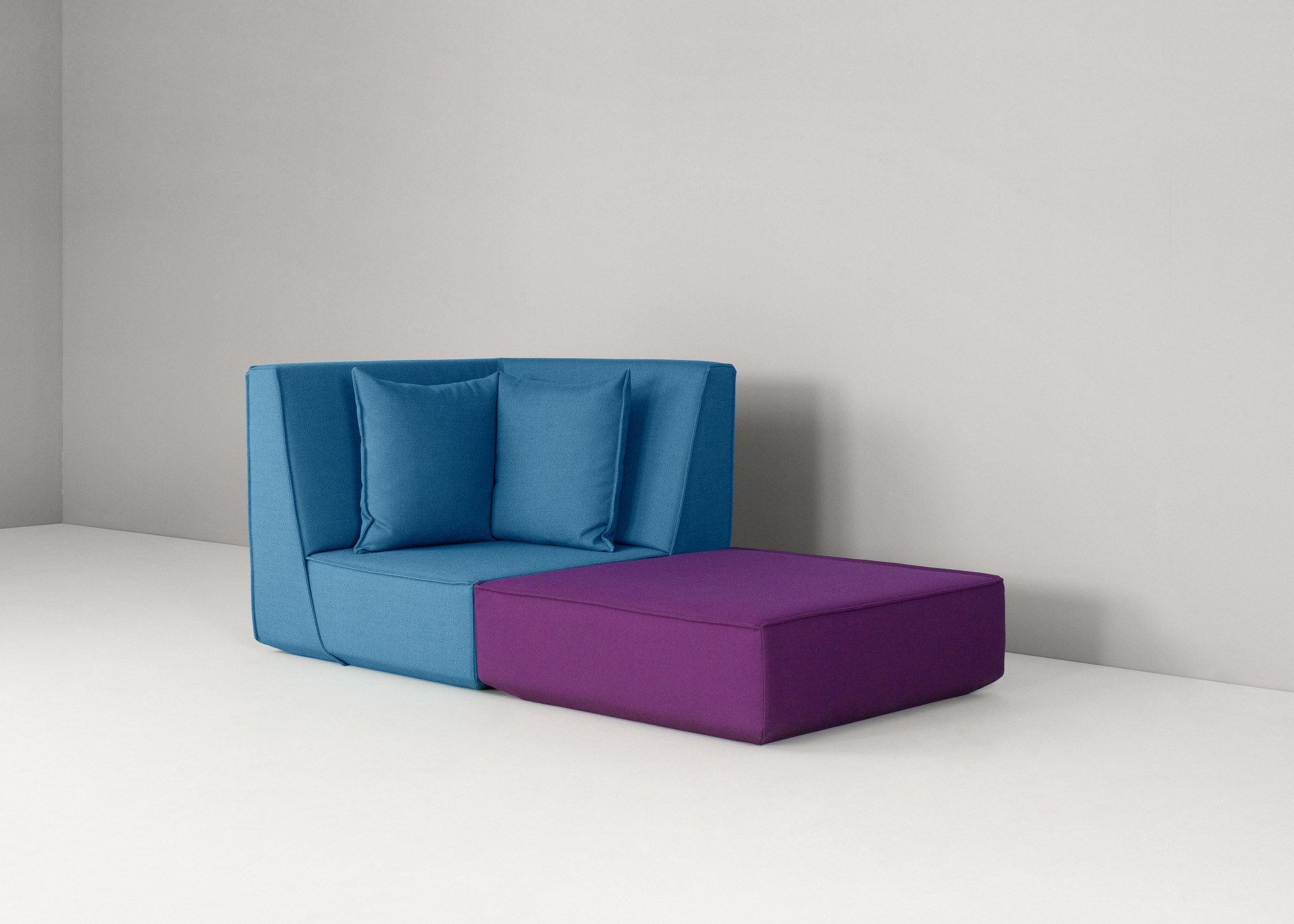 2-местный модульный тканевый диван Cubit by Mymito ARCH-00132467 - Вид №12