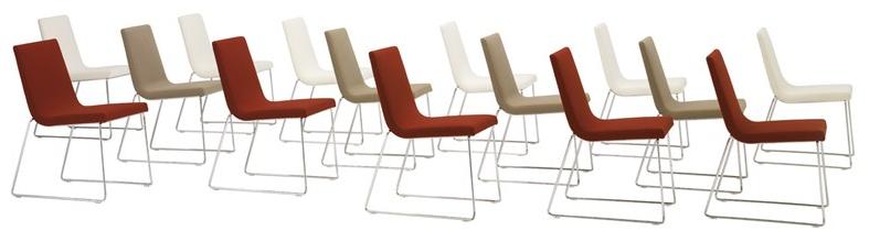 Andreu World Штабелируемое мягкое кресло-санки Lineal comfort Si0594 - Вид №7