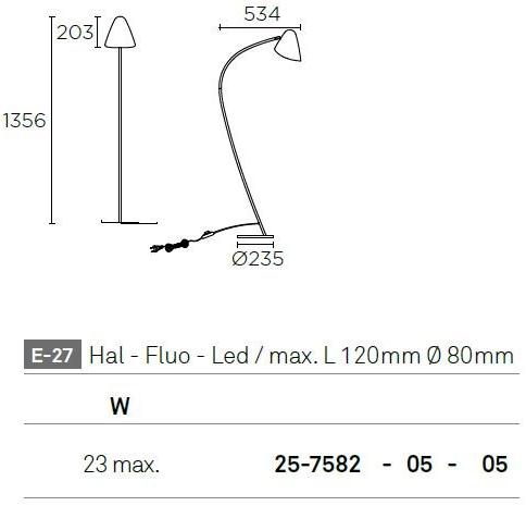LEDS C4 Торшер из стали Organic sun-id-1420224 - Вид №1