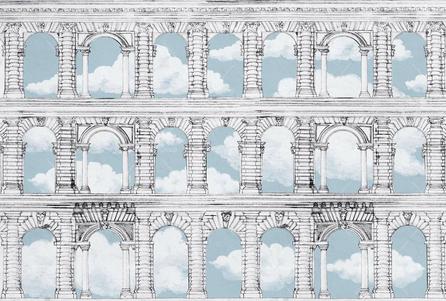 Обои для всех возрастов, ПВХ бесплатно, ЭКО, моющиеся WallPepper NAIVE ARCH-00043591 - Вид №2