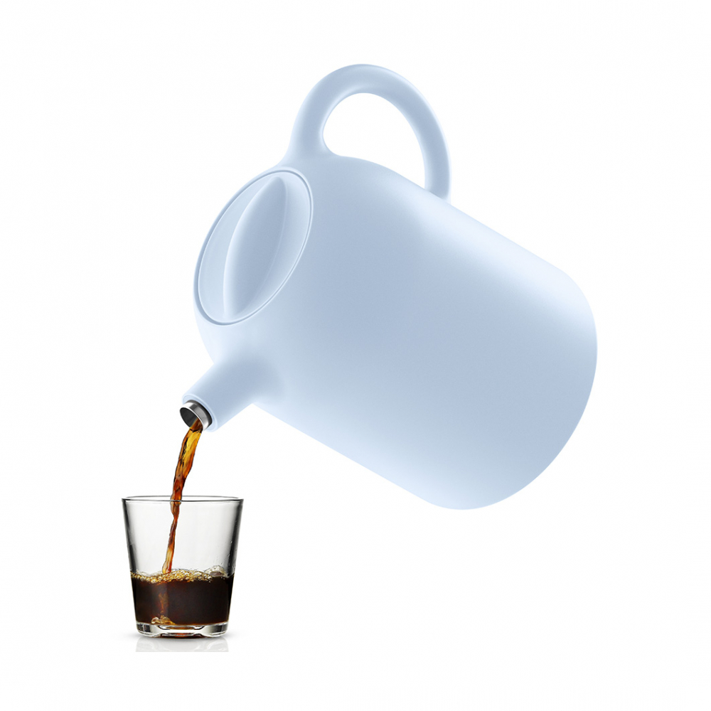 EVA SOLO 502720 Термокувшин Thimble, 1 л, голубой Пластик;стекло;нержавеющая сталь  - Вид №5