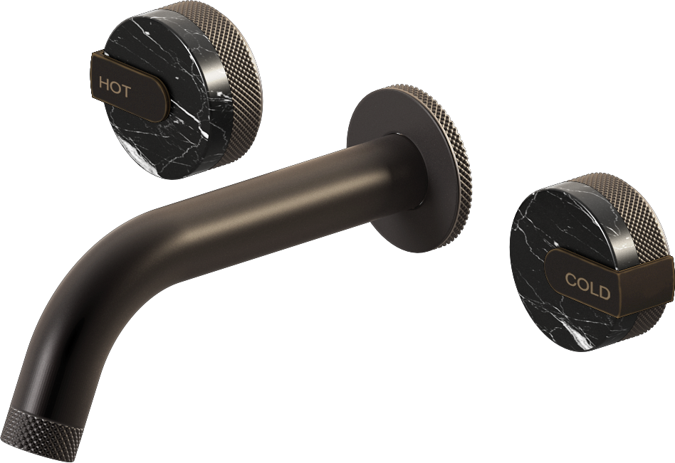 E-11530-R2MB-L1OB-GM Смеситель для умывальника из 19,1см носикем (внешняя часть) GRAFF MOD+