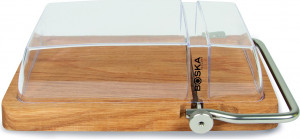 10584861 Boska Набор для нарезки и хранения сыра Boska "Париж" с крышкой 31,5х23,5х10см Сталь нержавеющая