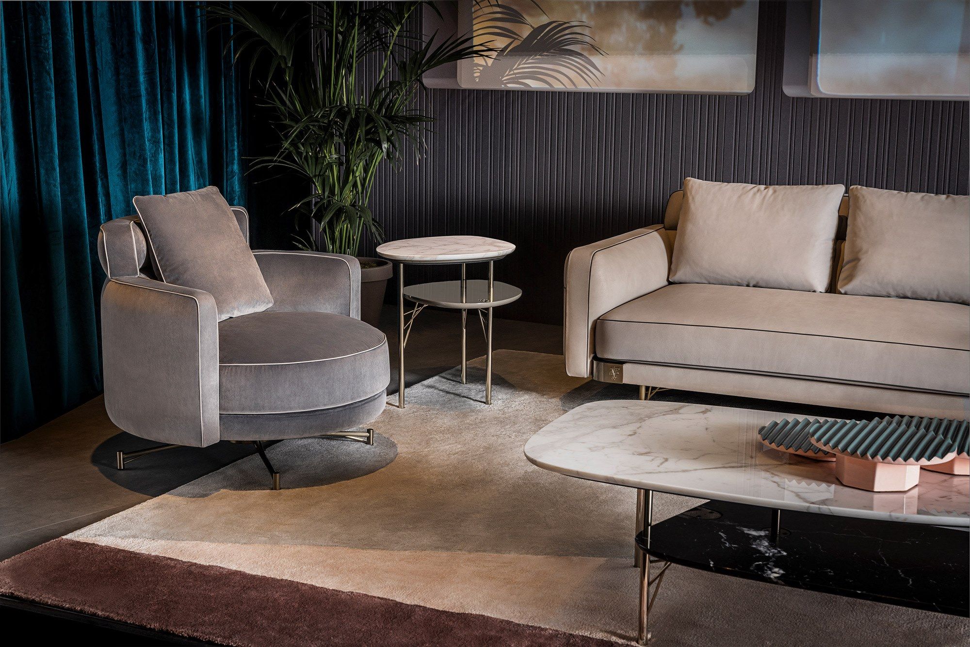 Низкий мраморный журнальный столик Visionnaire Starlight ARCH-00064716 - Вид №5