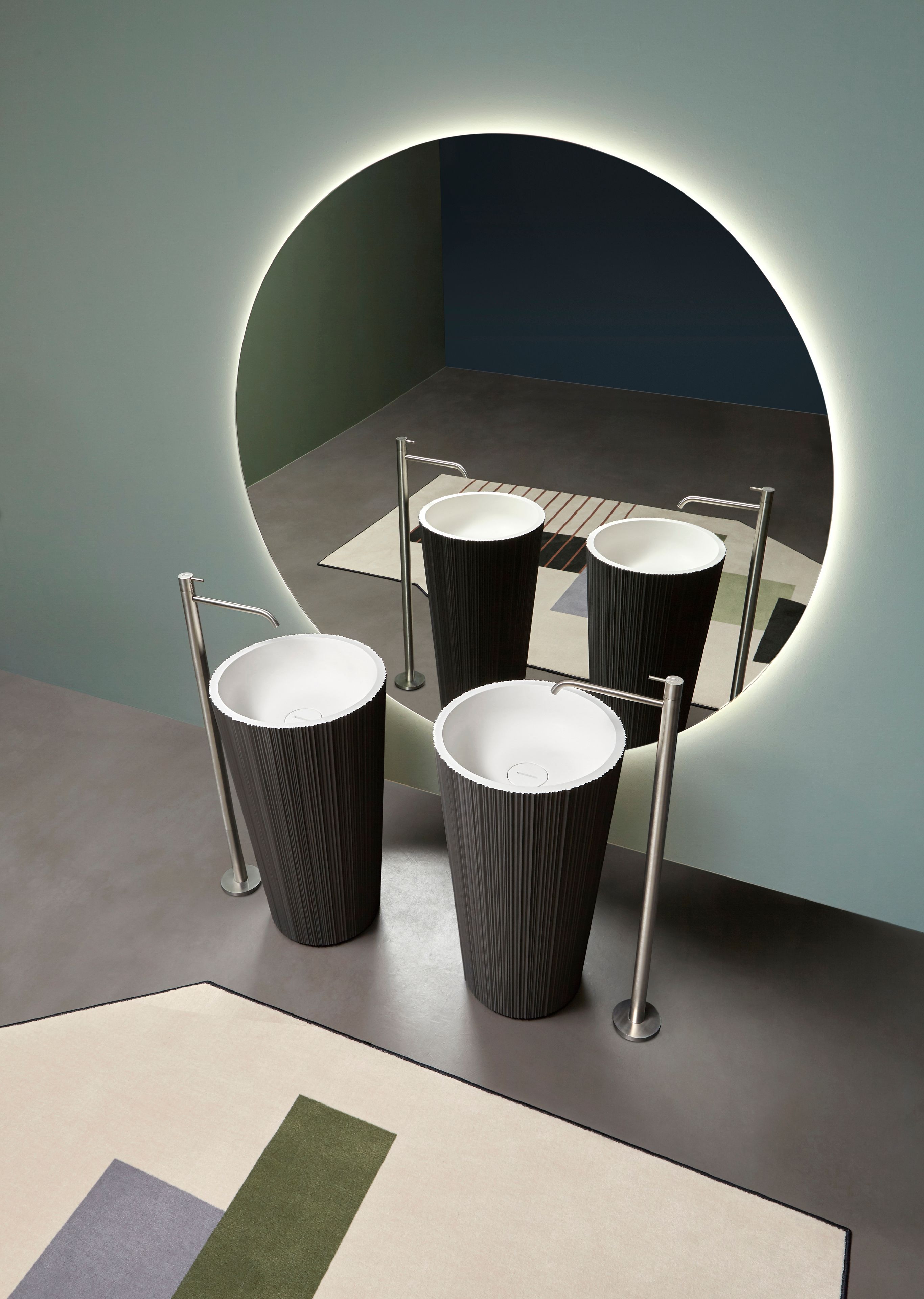 Круглый отдельно стоящий умывальник Antoniolupi PLISSÈ ARCH-00131604 - Вид №7