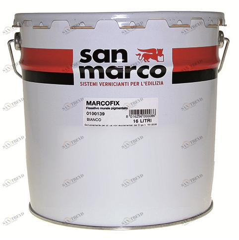 San Marco Пигментированный фиксатор стен для наружных работ на основе растворителей  442 