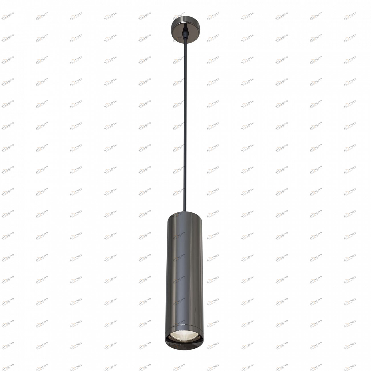 Светильник подвесной галогеновый 180 см графит Shelby P020PL-01GF TECHNICAL PENDANT 00-3957093 Черный 