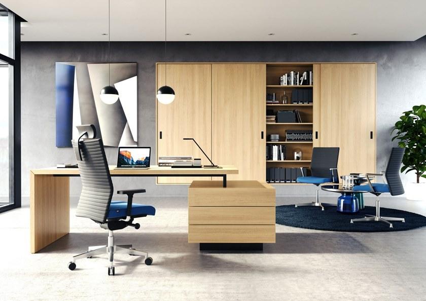 LD Seating Офисное кресло руководителя с 5 спицами на колесиках Element 435-sys - Вид №4