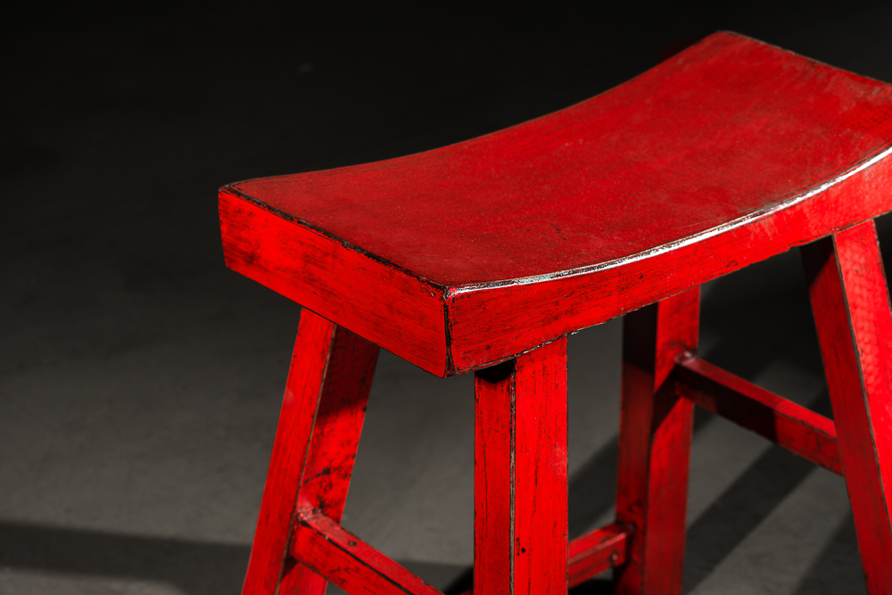 Табурет Энн Лу Красный ДОМАШНЯЯ ОБСТАНОВКА CHINA 017402 Красный Santreyd  - Вид №3