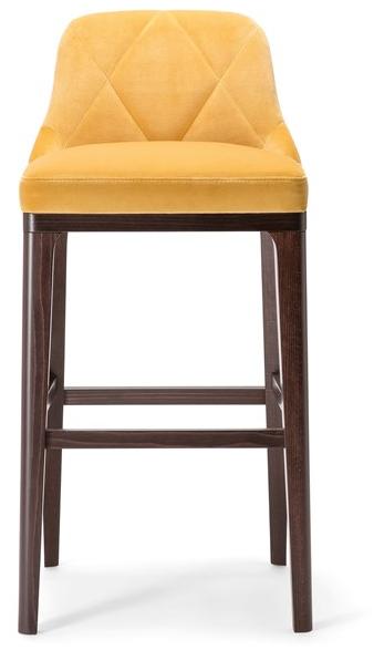 Tirolo Табурет из массива дерева и ткани со спинкой Gill 070 sg - Вид №3