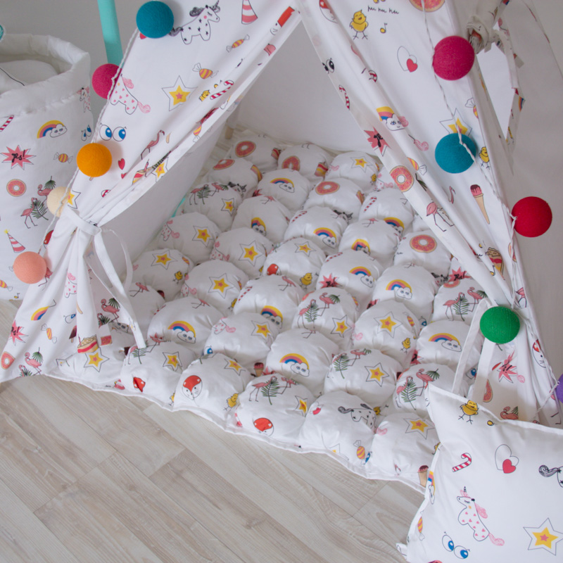 Вигвам для детей Swag большой VAMVIGVAM SWAG 281893 Белый;красный;синий Santreyd  - Вид №9