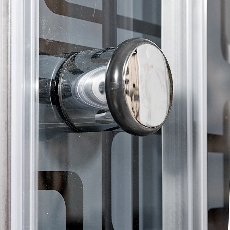 V1245 Душевая кабина DETO Серия V BМ1590 с гидромассажем BLACK - Вид №14