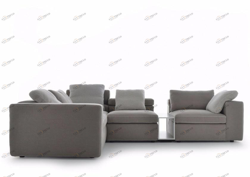 MDF Italia Модульный угловой диван из ткани sun-id-1496268