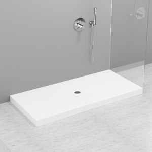 705014 Душевой поддон из акрила h9 с антислипом белый в комплекте с сифоном., цвет Белая глазурь Kerasan DOCCIA Италия