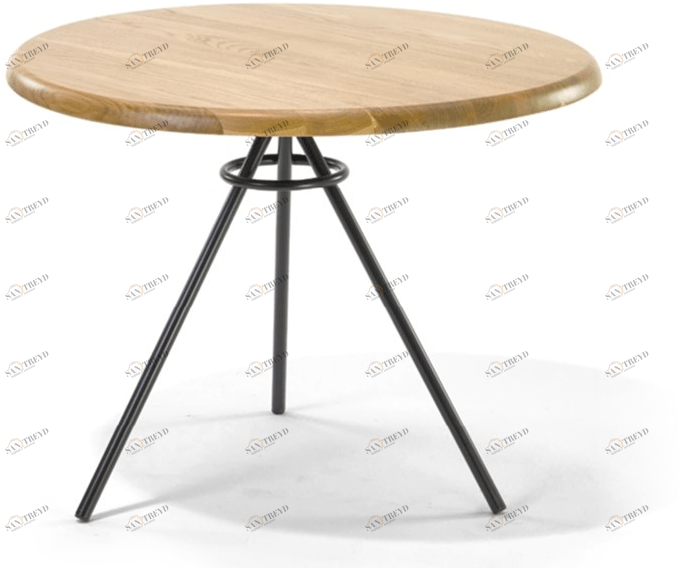 Richard Lampert Круглый стол из стали и дерева Tom sun-id-1482588