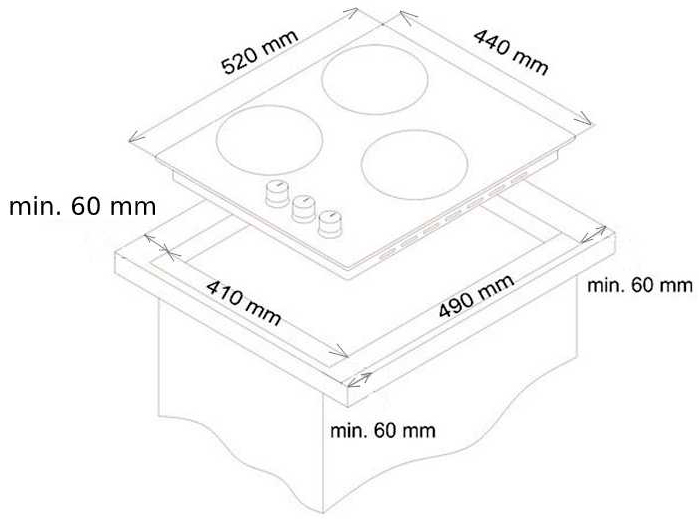 8186926 Газовая варочная поверхность Simfer H45N30B416 STDN-0117759 - Вид №6
