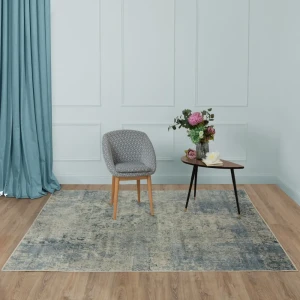Ковер вискоза Isphahan 84387 S/l.Blue 80x150 см цвет голубой 83271531 STLM-2132931