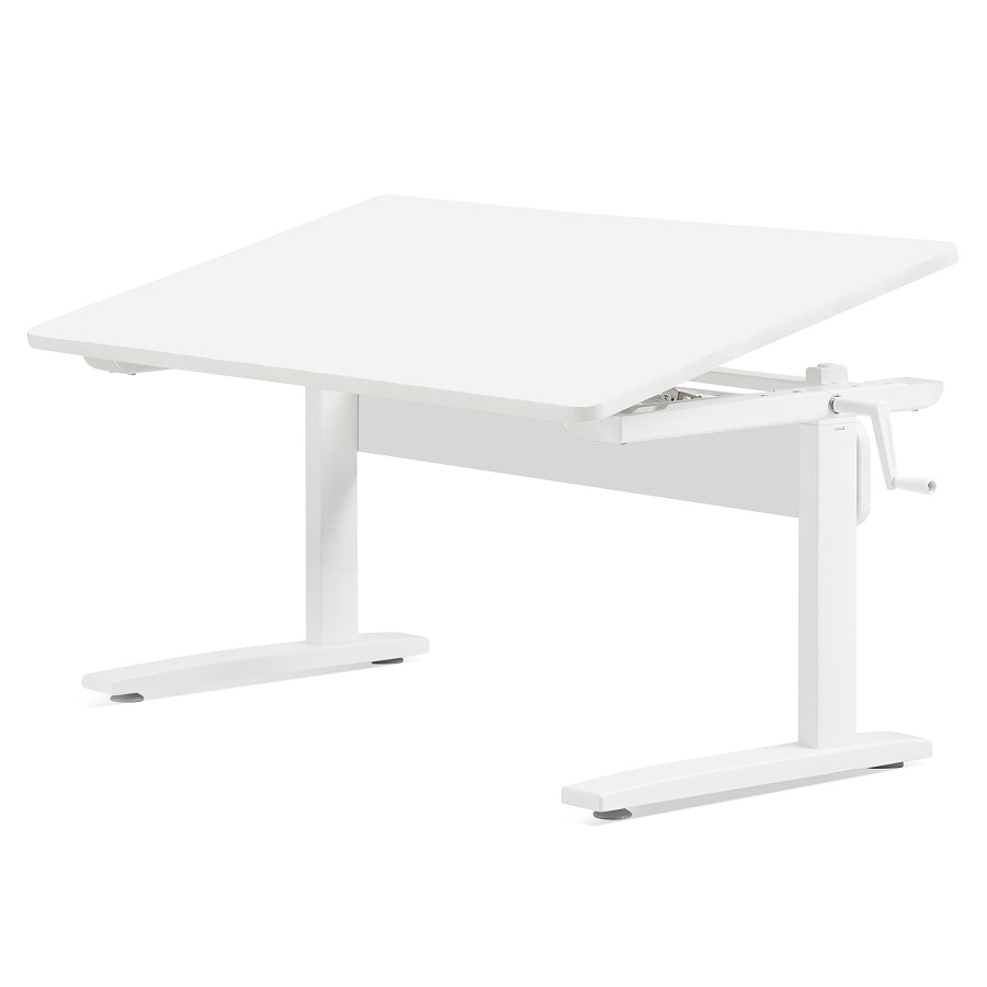 Парта Flexa desks & chairs с наклонной столешницей, белая 825011640 - Вид №1