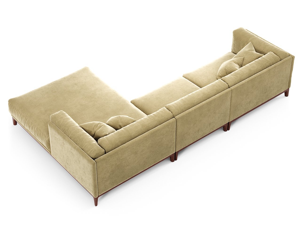 Диван Case угловой темно- бежевый THE IDEA ДИЗАЙНЕРСКИЕ 210532 Бежевый  - Вид №3