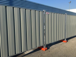 Временный и мобильный забор для строительной площадки