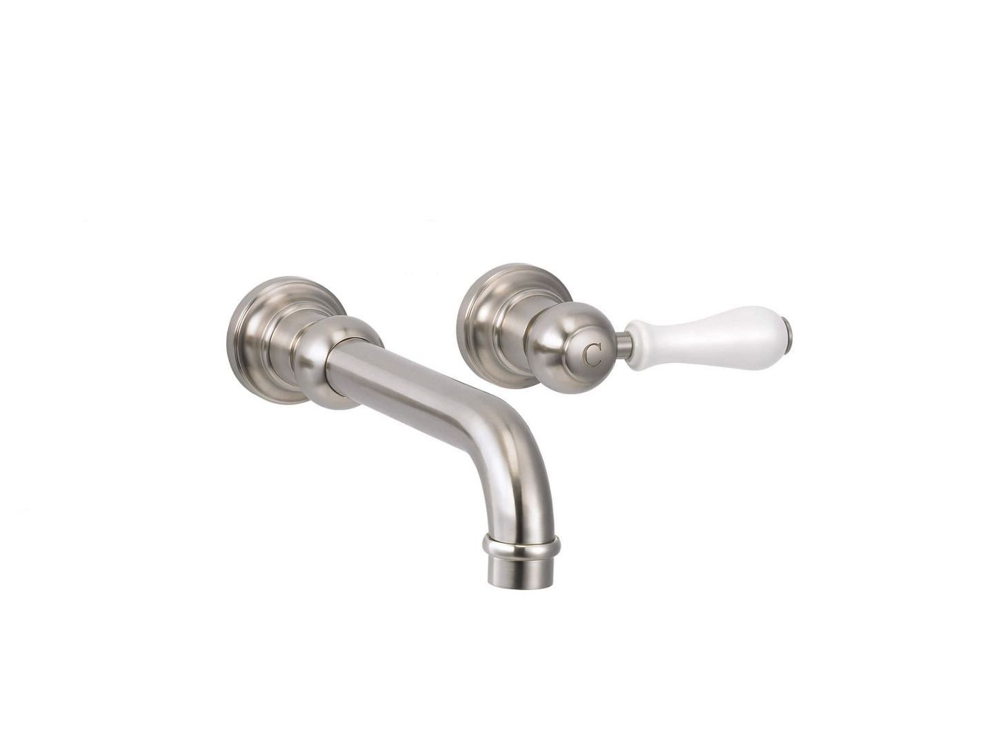 Металлический настенный смеситель для раковины с 2 отверстиями rvb FLAMANT BUTLER ARCH-00103104