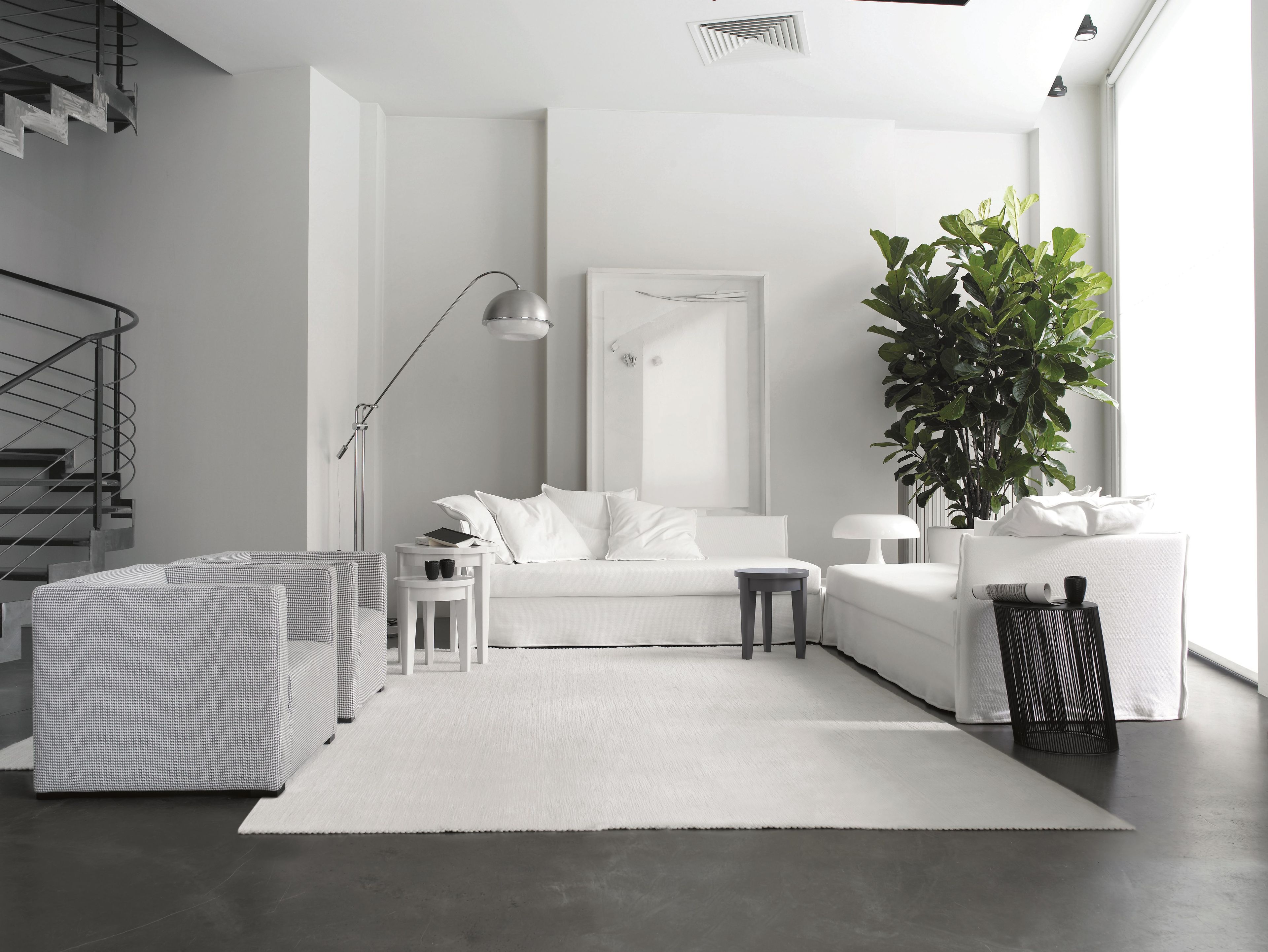 Одноместный диван-кровать из ткани Meridiani ARCH-00087192 - Вид №1