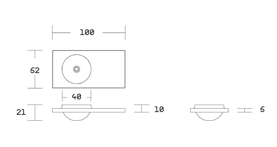 Бетонная раковина с столешницей PULKRA купол ARCH-00022306 - Вид №7