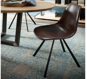 AltaCorte Стул из экокожи и металла Ecolab Lb-zg7541