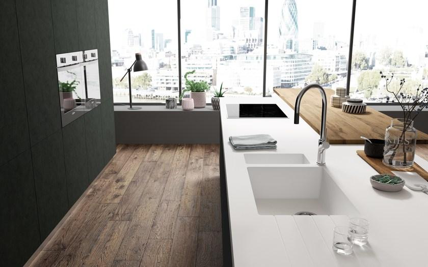 Cs604 Мойка кухонная овальная HI-MACS  - Вид №1