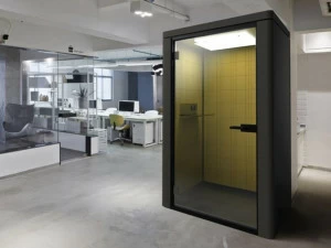 Elitable Акустическая телефонная будка со встроенным освещением Azure