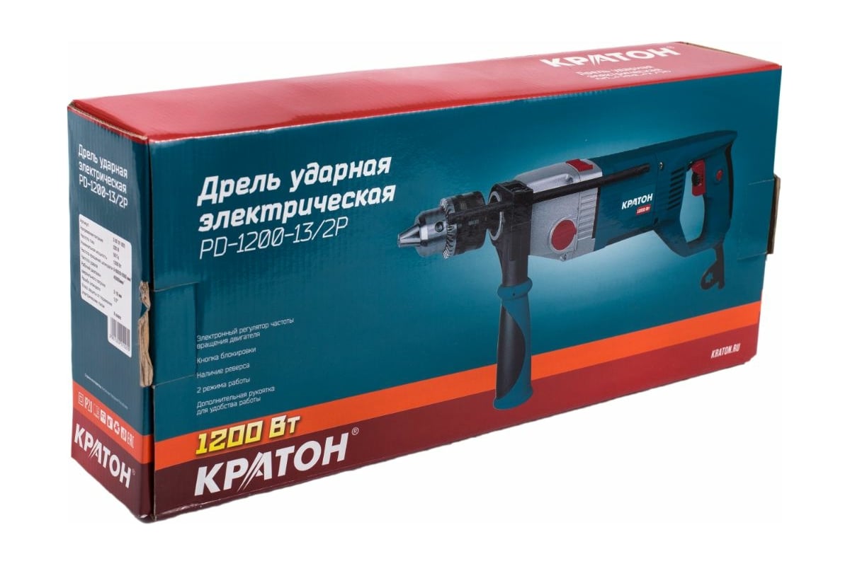 Дрель  Кратон PD-1200-13/2P 9154060 STDN-0072641 - Вид №5