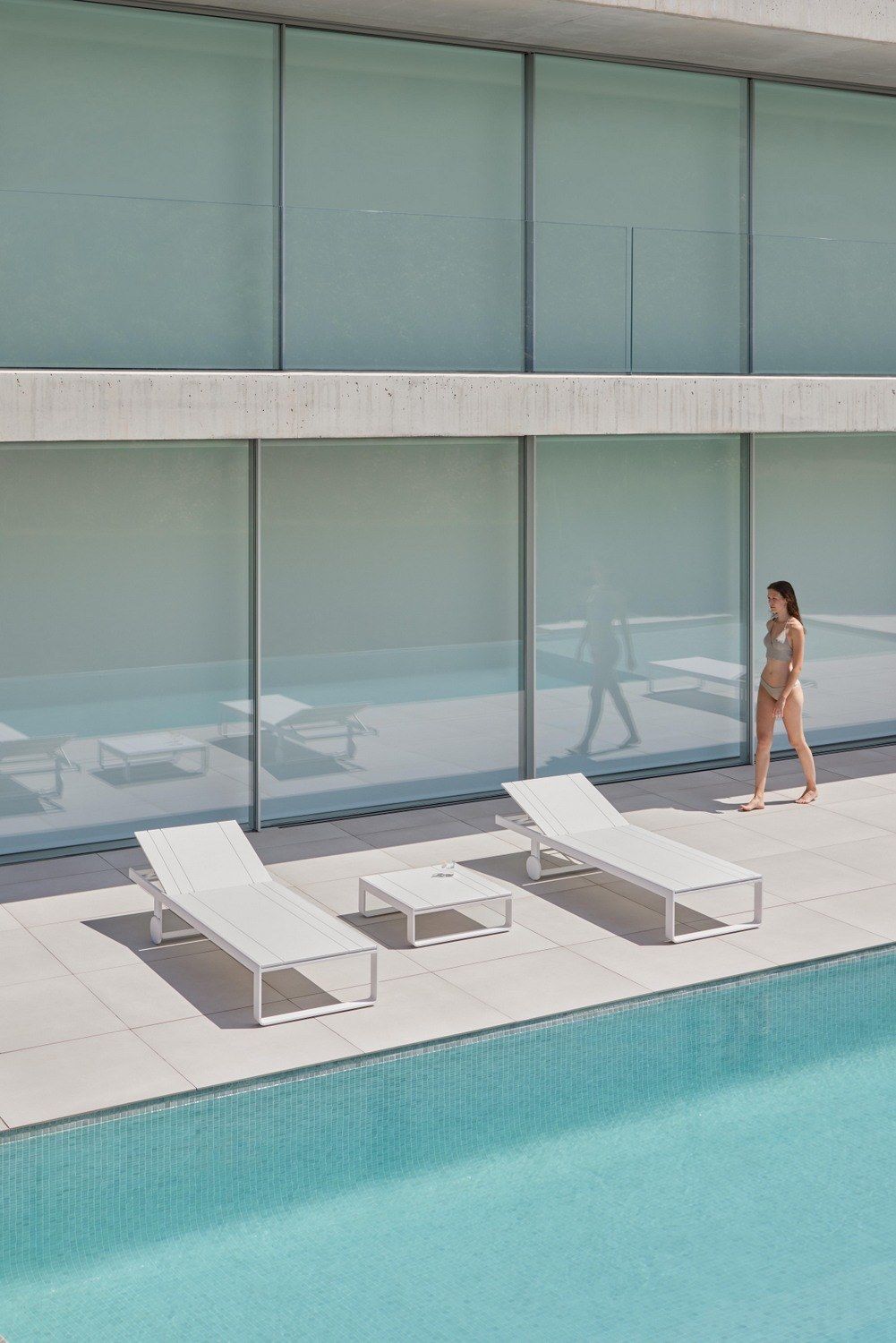 Лежак для сада с колесами GANDIABLASCO Плоская ARCH-00068040 - Вид №8