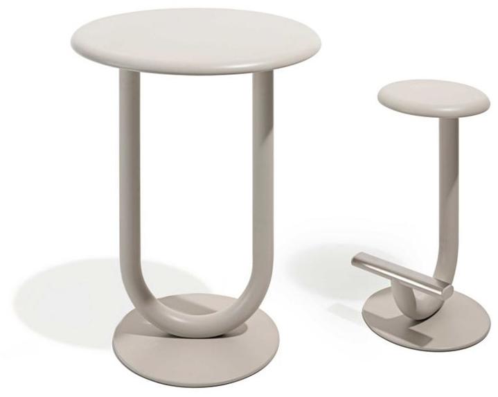 Desalto Высокий садовый табурет из листового металла Strong sun-id-1470764 - Вид №1