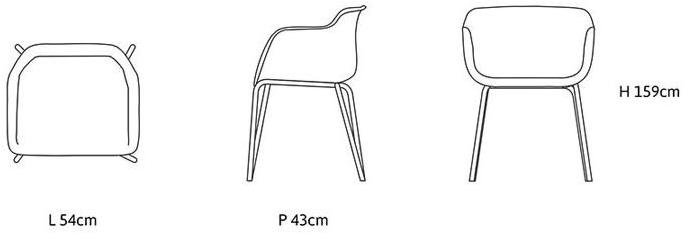 Officine Tamborrino Стул из трубчатой ​​стали и переработанной бумаги sun-id-1403575 - Вид №19