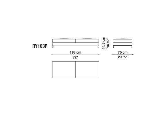 Угловой диван из ткани B&B Italia ARCH-00050600 - Вид №22