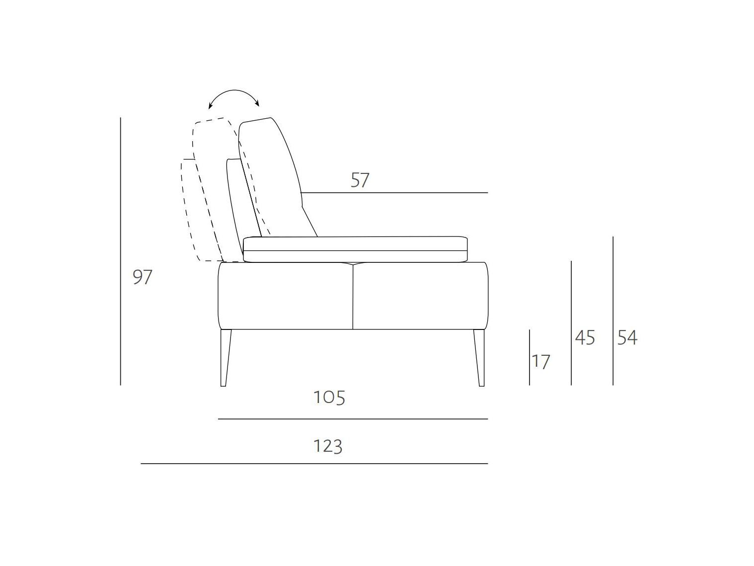 2-местный кожаный капитонный диван Egoitaliano TATE ARCH-00097461 - Вид №3