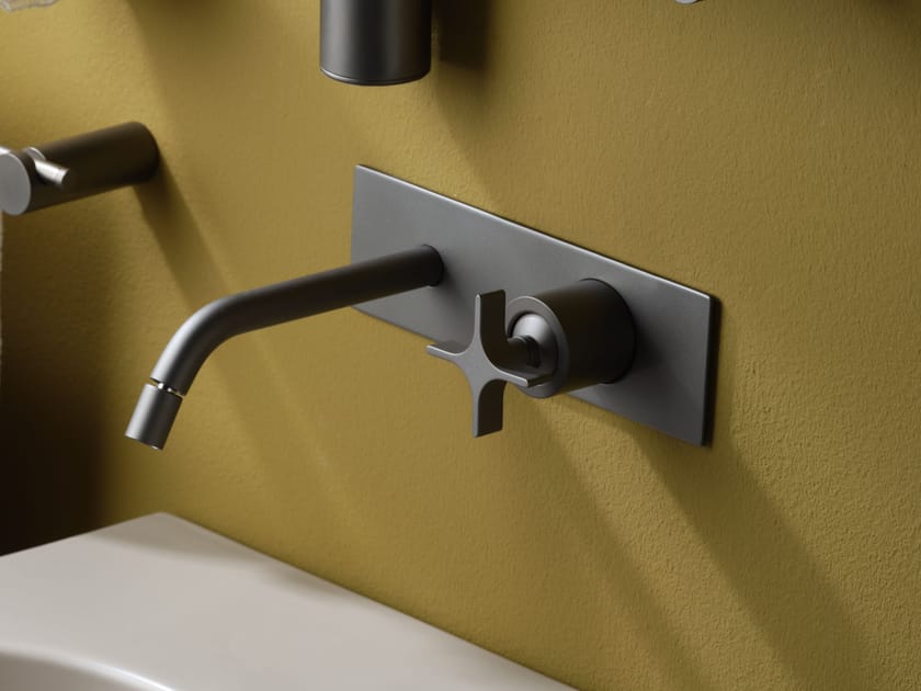 Однорычажный настенный смеситель для биде Ritmonio Diametro35 Cross ARCH-00029117