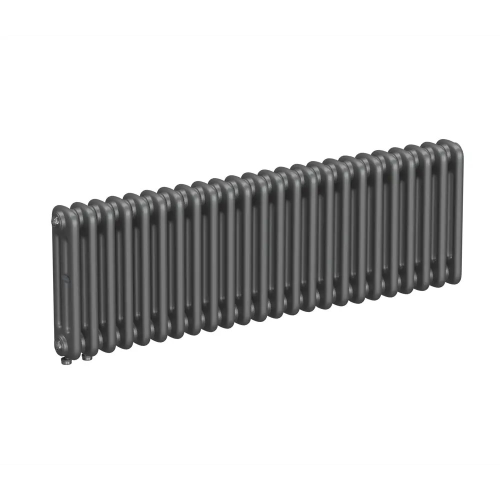 Радиатор трубчатый Rifar Tubog TUB 3037-24TI DV1 300/107 24 секции нижнее подключение сталь серый 89350338 STLM-2154067 - Вид №1