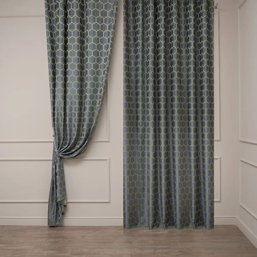 Ткань 1 м/п Prem Yang жаккард 290 см цвет зеленый TEX REPUBLIC STLM-2015704 - Вид №4